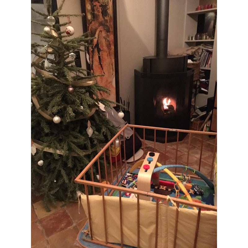 Beschermende barrière voor kachels