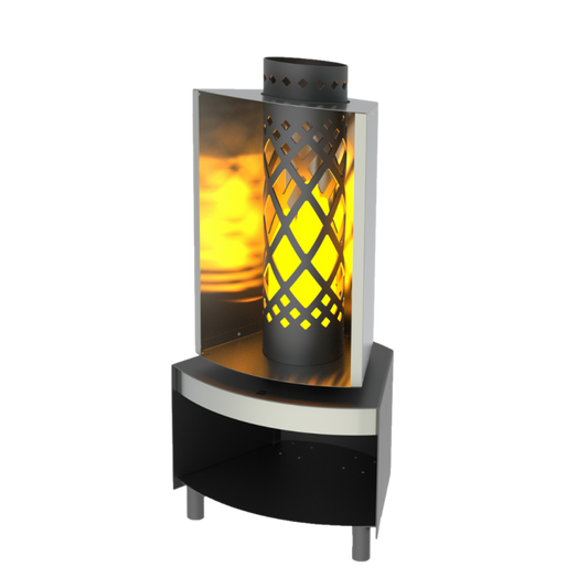 Finoptim Faro buitenhaard Inox