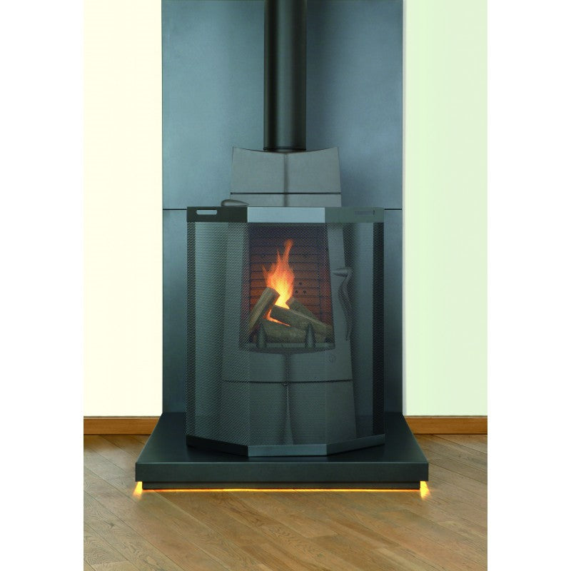 Beschermende barrière voor kachels